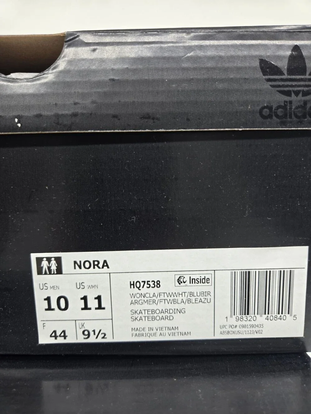 adidas Men's Nora HQ7538 Wonder Clay Cloud White Shoes Size 10